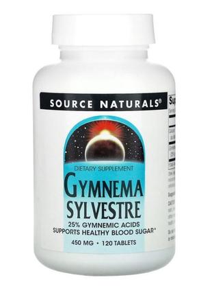 Джимнема сильвестра source naturals gymnema sylvestre 120 tab