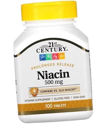 Ніацин 21st century niacin 500mg 100tabs