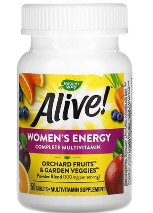 Мультивітаміни для жінок nature's way alive! women`s energy 50...5 фото