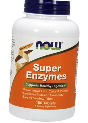 Травні ферменти ензими now foods super enzymes 180 таблеток2 фото