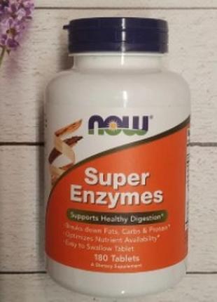 Травні ферменти ензими now foods super enzymes 180 таблеток6 фото