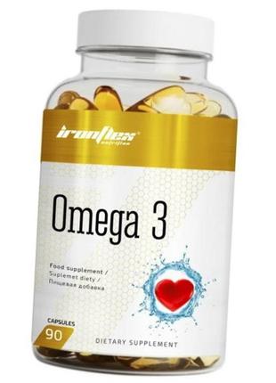 Омега-3 ironflex omega 3 90 кап риб'ячий жир