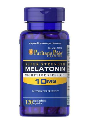 Для сну мелатонін puritan's pride melatonin 10 mg 120 капс2 фото
