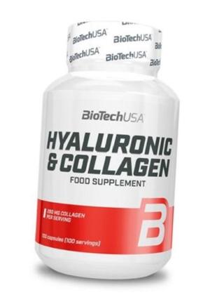 Biotech hyaluronic & collagen caps 100