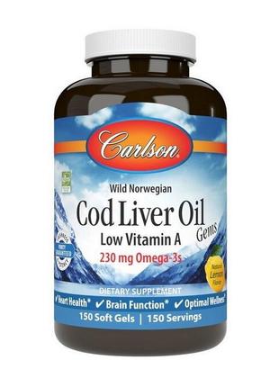 Риб'ячий жир з масла печінки тріски carlson labs cod liver oil...2 фото