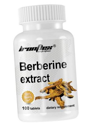 Берберин ironflex berberine extract 100 таблеток