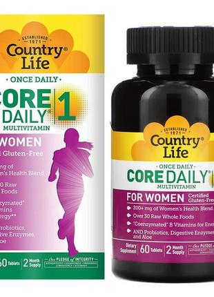 Вітаміни для жінок country life core daily 1 multivitamin for ...