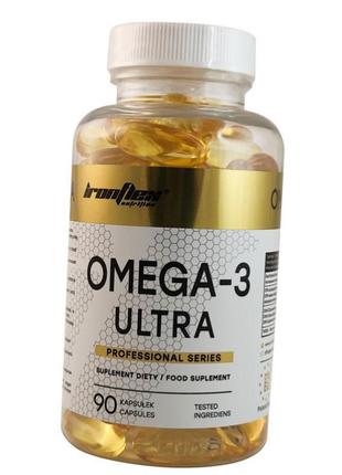 Жирні кислоти ironflex omega 3 ultra 90 капсул