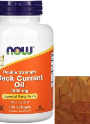 Олія чорної смородини now foods black currant oil 1000 mg doub...