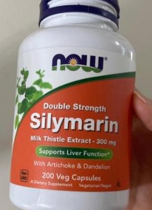 Double strength silymarin 300 mg 200 veg caps