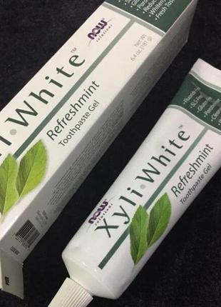 Зубна паста now xyli white toothpaste gel 181 г (cinnafresh аб...1 фото