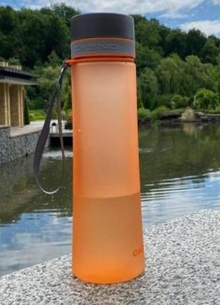Пляшка для води casno waterbottle kxn-1111 1 л orange3 фото