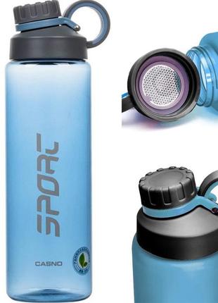 Пляшка для води casno sport waterbottle kxn-1236 1 л blue