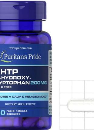 5 - гідроксітріптофан puritan's pride 5-htp 200 mg 60 капс