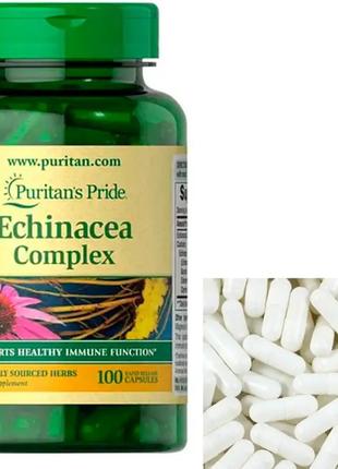 Ехінацея puritan's pride echinacea complex 100 кап