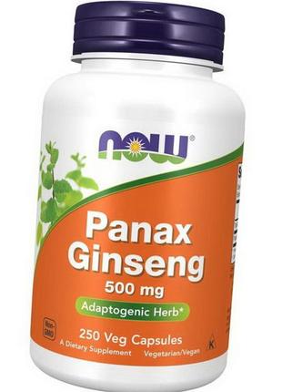 Женьшень now foods panax ginseng 500 mg 250 капсул