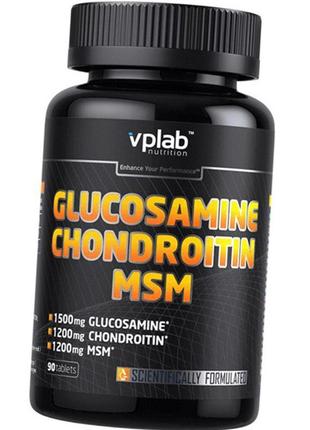 Для суглобів vp lab glucosamine & chondroitin msm 90 таб