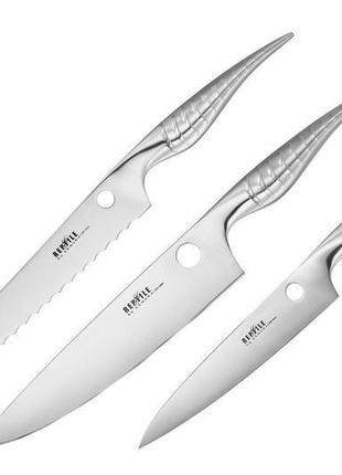 Набір кухонних ножів samura reptile (srp-0230) з 3 штук