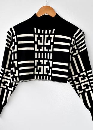 Італія стильний кроп светр в стилі franchi cos maje guess boss marc cain