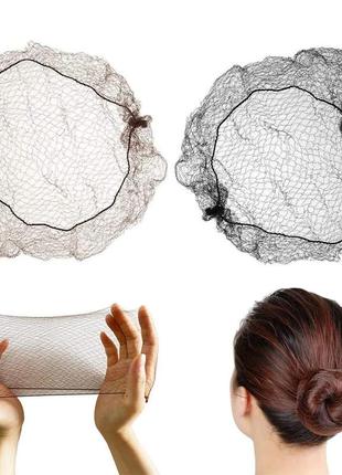 Сеточка для волос паутинка чорная