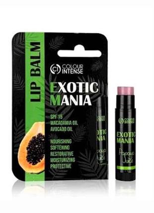 Бальзам для губ exotic mania 5г 03 сік папайя тм colour intense