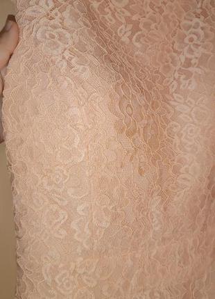 Сукня гіпюр спинка сітка+ бант3 фото