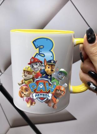 Чашка мультик щенячий патруль гуртка paw patrol 330 мл