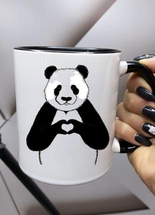 Чашка гуртка мультик панда кунг фу 330 мл друк опт