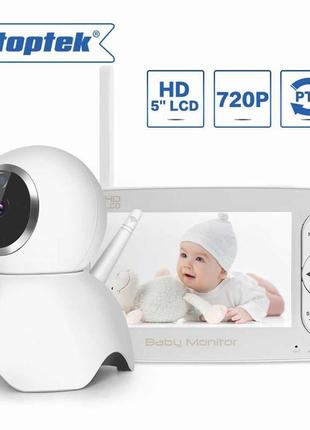 Відеоняня boyfun baby monitor system bm-rxcd02 монитор 5"