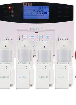 Повний комплект бездротовий gsm + wi-fi сигналізації kerui pg5...