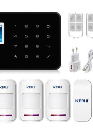 Комплект сигналізації kerui g18 pro для 3-кімнатної квартири b...