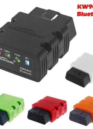 Сканер-адаптер konnwei kw902 для діагностики автомобіля obdii ...