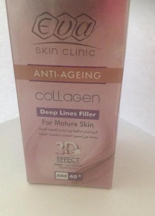 Крем єва eva eva collagen 40+. егіпет. крем для обличчя. пожив...