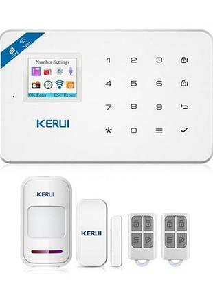 Сигналізація kerui w18 + wi-fi для охорони ома. дачі, гаража, ...