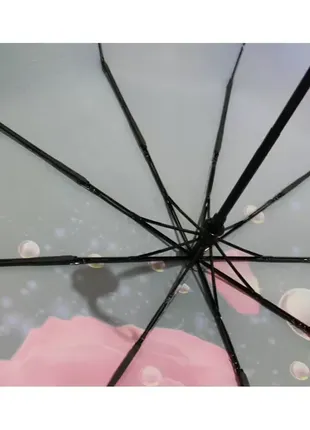 Зонт, зонт с рисунком, автомат, спицы карбоновые, анти-ветер, 10802 фото