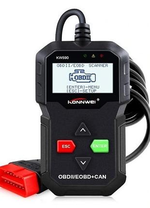 Adapter сканер konnwei kw590 для діагностики автомобіля (obd i...
