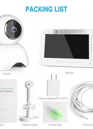 Видеоняня dragontouch babycare baby monitor system монитор 5"