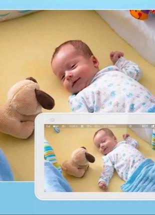 Відеоняня baby monitor baby monitor sm70ptz із 7-дюймовим вели...7 фото