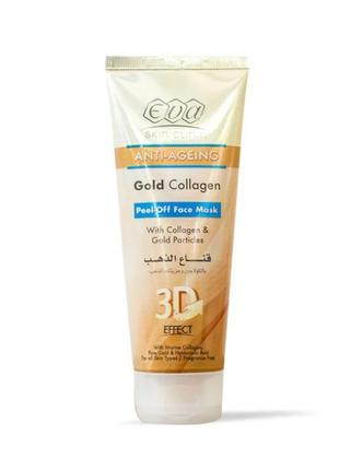 Eva skin clinic gold collagen peel off face mask-золота маска,...