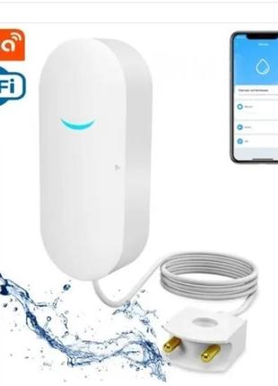 Smart wi-fi датчик витоку води tuya датчик затоплення wifi