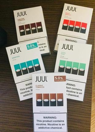 Змінні поди для електронної сигарети juul