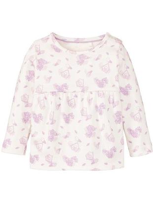 Стильний бавовняний реглан на дівчинку lupilu німеччина