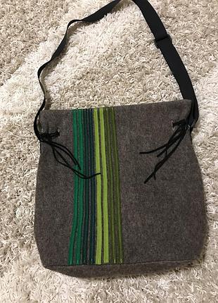 Сумка з валяної вовни