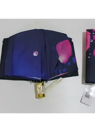 Зонт, зонт с рисунком, автомат, спицы карбоновые, анти-ветер, 10804 фото