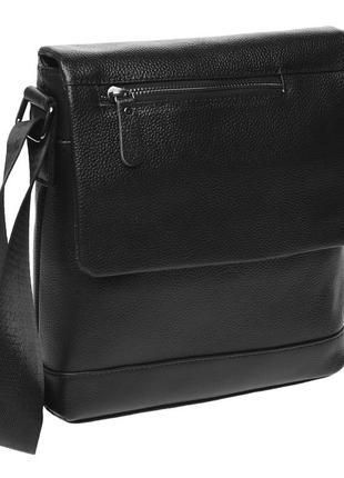 Чоловіча шкіряна сумка borsa leather k18146-black