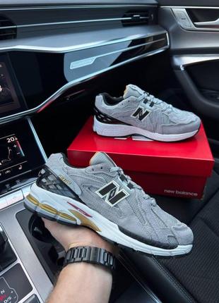 Мужские кроссовки new balance 1906d protection gray gold серые спортивные кроссовки нью баланс весна лето