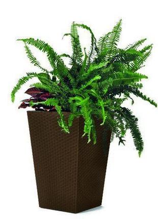 Горщик для рослин keter rattan planter s (small) 23,6 л