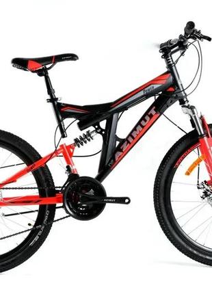 Велосипед azimut 27.5″ power gfrd рама 19, серо-красный gray-red