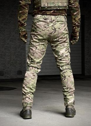 Штани мультикам з наколінниками protect тактичні брюки мультикам6 фото