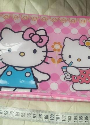 Сумка-косметичка hello kitty світло-рожева